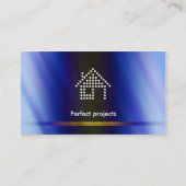 Carte De Visite Maison professionnelle moderne de l'architecte | (Devant)