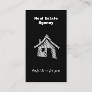 Carte De Visite Maison unique des immobiliers  