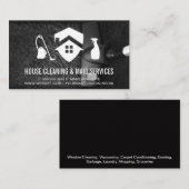 Carte De Visite Maison | Vacum | Spray | Nettoyage de tapis (Devant / Derrière)