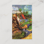 Carte De Visite Maisons à Auvers par Vincent van Gogh (Dos)