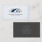 Carte De Visite Maisons Agent immobilier | Construction (Devant / Derrière)