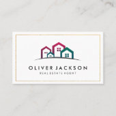 Carte De Visite Maisons immobilières (Devant)