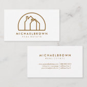 Carte De Visite Maisons Minimalistes (Devant / Derrière)