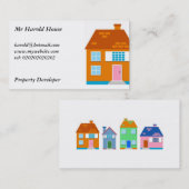 Carte De Visite Maisons résidentielles, (Devant / Derrière)