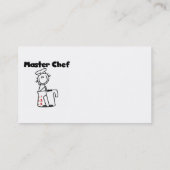 Carte De Visite Maître Chef (Dos)