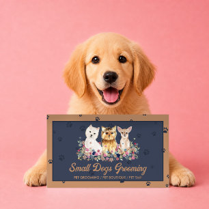 Carte De Visite Maître-chien de thérapie de la marine Visites de c