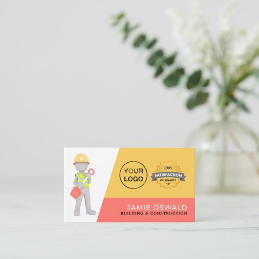 Carte De Visite Maître Constructeur, Constructeurs, Constructeurs (Debout devant)