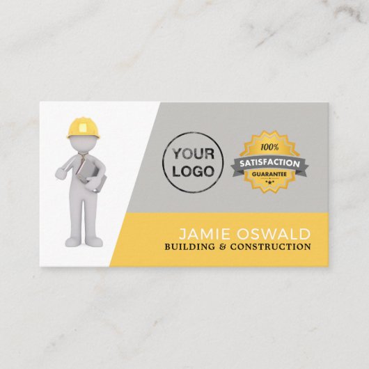 Carte De Visite Maître Constructeur, Constructeurs, Constructeurs (Devant)