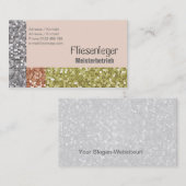 Carte De Visite Maître de carrelage (Devant / Derrière)