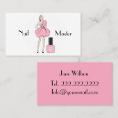 Carte De Visite Maître de clou (Devant / Derrière)