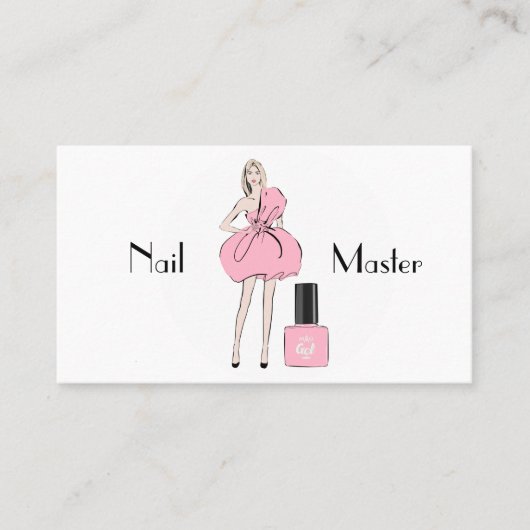 Carte De Visite Maître de clou (Devant)