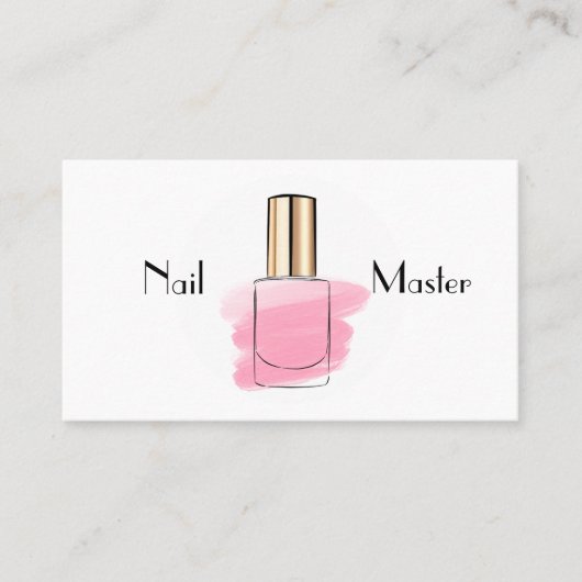 Carte De Visite Maître de clou (Devant)