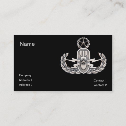 Carte De Visite Maître d'EOD (Devant)