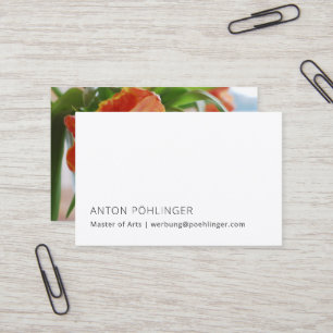 Carte De Visite maître minimal réduit
