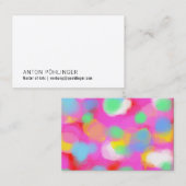 Carte De Visite maître minimal réduit (Devant / Derrière)