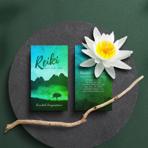 Carte De Visite Maître Reiki Naturel instructeur de Yoga Méditatio