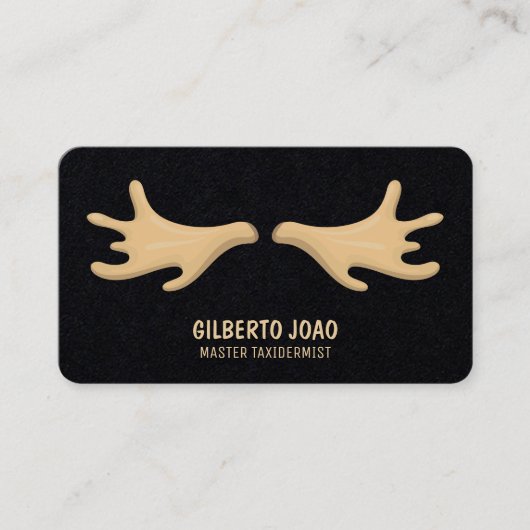 Carte De Visite Maître Taxidermiste (Devant)