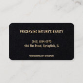 Carte De Visite Maître Taxidermiste (Dos)