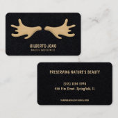 Carte De Visite Maître Taxidermiste (Devant / Derrière)