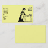 Carte De Visite Maitre Vintage (Devant / Derrière)