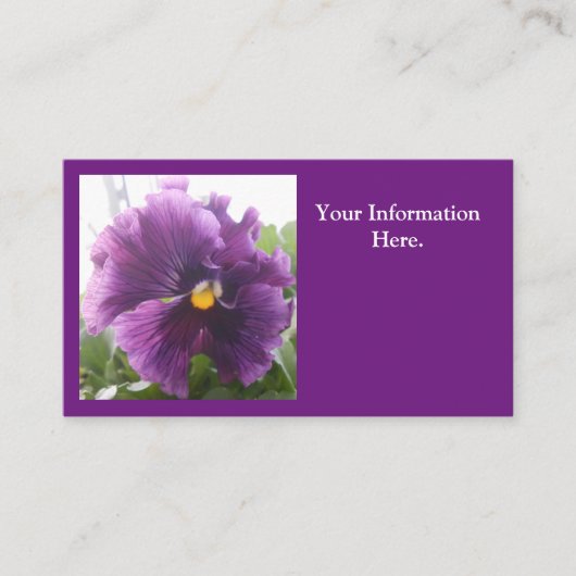 Carte De Visite Maîtresse (Devant)