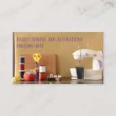 Carte De Visite Maîtrise / Décoration / Couture moderne (Devant)