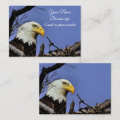 Carte De Visite Majestic Bald Eagle (Devant / Derrière)