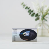 Carte De Visite Majestic Bald Eagle (Debout devant)