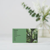 Carte de visite majestueux d'arbre (Debout devant)
