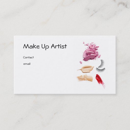 Carte De Visite Make Up Artist (Devant)