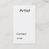 Carte De Visite Make Up Artist (Dos)