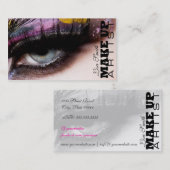 Carte De Visite Make up Artist (Devant / Derrière)