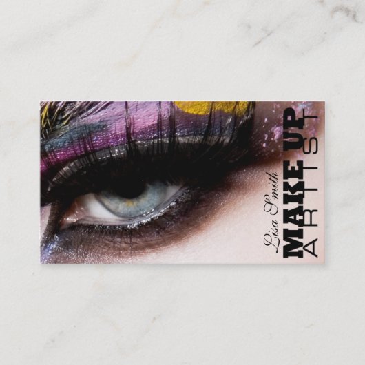 Carte De Visite Make up Artist (Devant)
