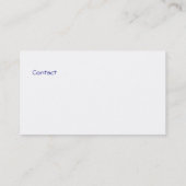 Carte De Visite Make Up Artist (Dos)