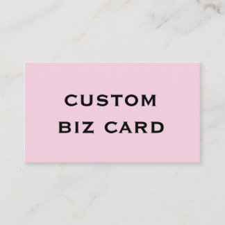 CARTE DE VISITE MAKE YOUR OWN BUSINESS CARDS PINK