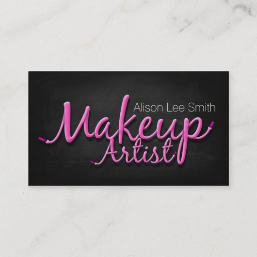 Carte De Visite Makeup Artist (Devant)