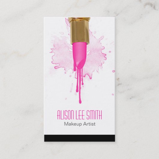 Carte De Visite Makeup Artist (Devant)