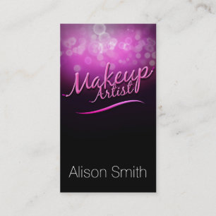 Carte De Visite Makeup Artist