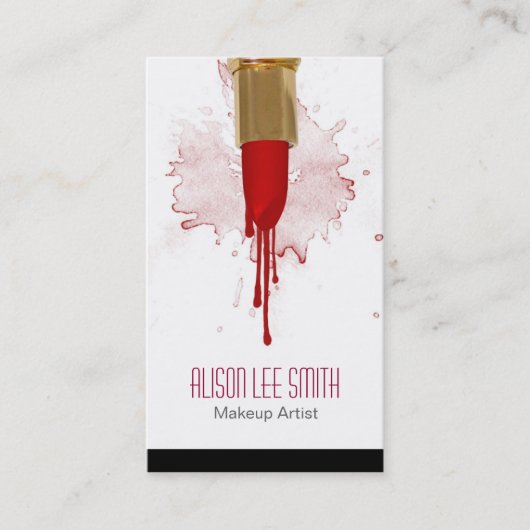 Carte De Visite Makeup Artist (Devant)