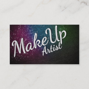 Carte De Visite Makeup Artist brushes