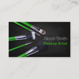 Carte De Visite Makeup Artist brushes/Cosmetic Brushes