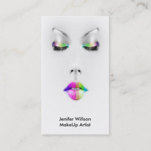 Carte De Visite Makeup Artist Business Card