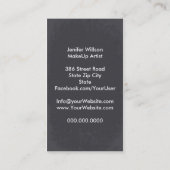 Carte De Visite Makeup Artist Business Card (Dos)
