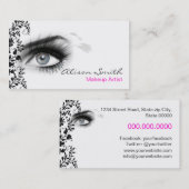 Carte De Visite MakeUp artist business card (Devant / Derrière)
