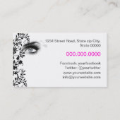 Carte De Visite MakeUp artist business card (Dos)