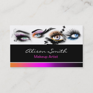 Carte De Visite MakeUp artist business card