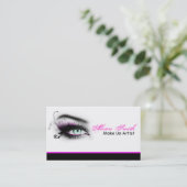 Carte De Visite MakeUp artist business card (Debout devant)