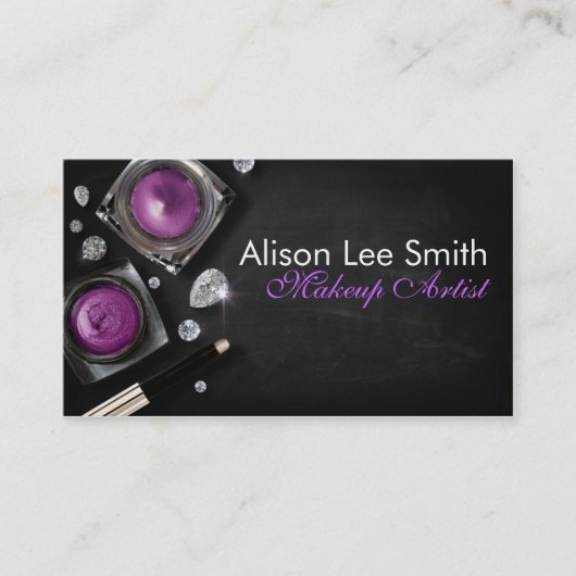 Carte De Visite Makeup Artist/Cream Eyeshadow (Devant)