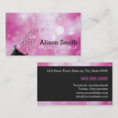 Carte De Visite Makeup Artist/Diamonds Lipstick (Devant / Derrière)