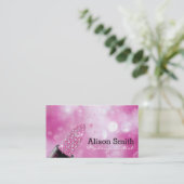 Carte De Visite Makeup Artist/Diamonds Lipstick (Debout devant)
